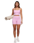 Padded Sports Bra Layered Workout Sets