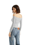 Buttery Soft Off Shoulder Shirt - Long Sleeve-Clothing-SUUKSESS-SUUKSESS