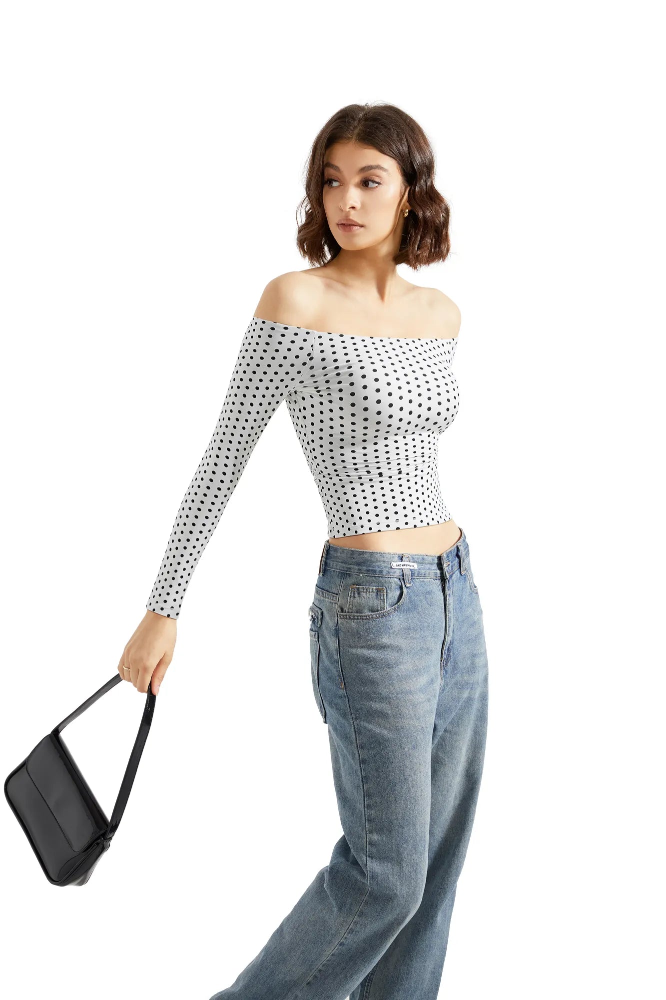 Buttery Soft Off Shoulder Shirt - Long Sleeve-Clothing-SUUKSESS-SUUKSESS