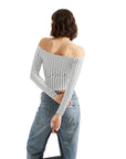 Buttery Soft Off Shoulder Shirt - Long Sleeve-Clothing-SUUKSESS-SUUKSESS
