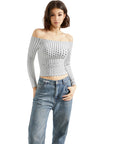 Buttery Soft Off Shoulder Shirt - Long Sleeve-Clothing-SUUKSESS-SUUKSESS
