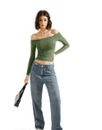 Buttery Soft Off Shoulder Shirt - Long Sleeve-Clothing-SUUKSESS-SUUKSESS