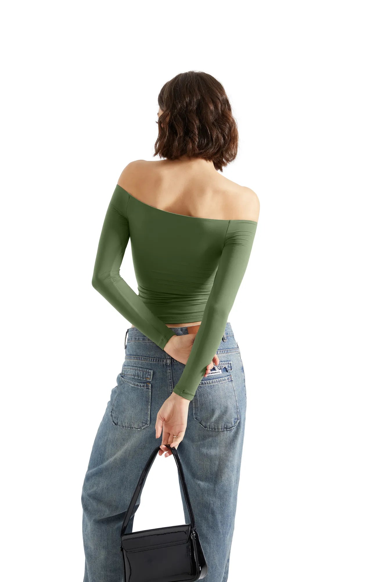 Buttery Soft Off Shoulder Shirt - Long Sleeve-Clothing-SUUKSESS-SUUKSESS