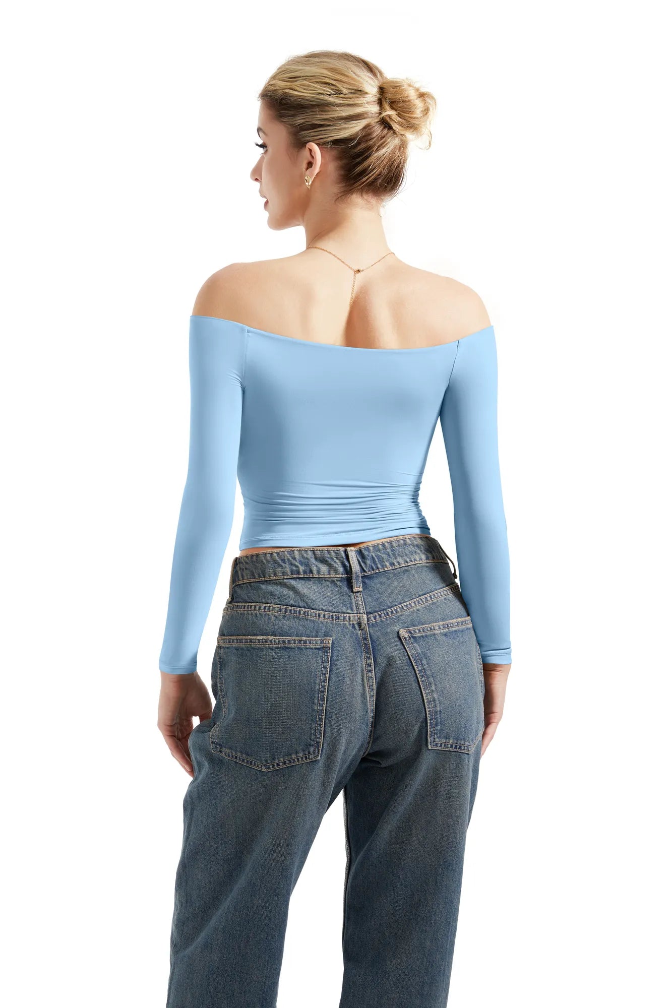 Buttery Soft Off Shoulder Shirt - Long Sleeve-Clothing-SUUKSESS-SUUKSESS