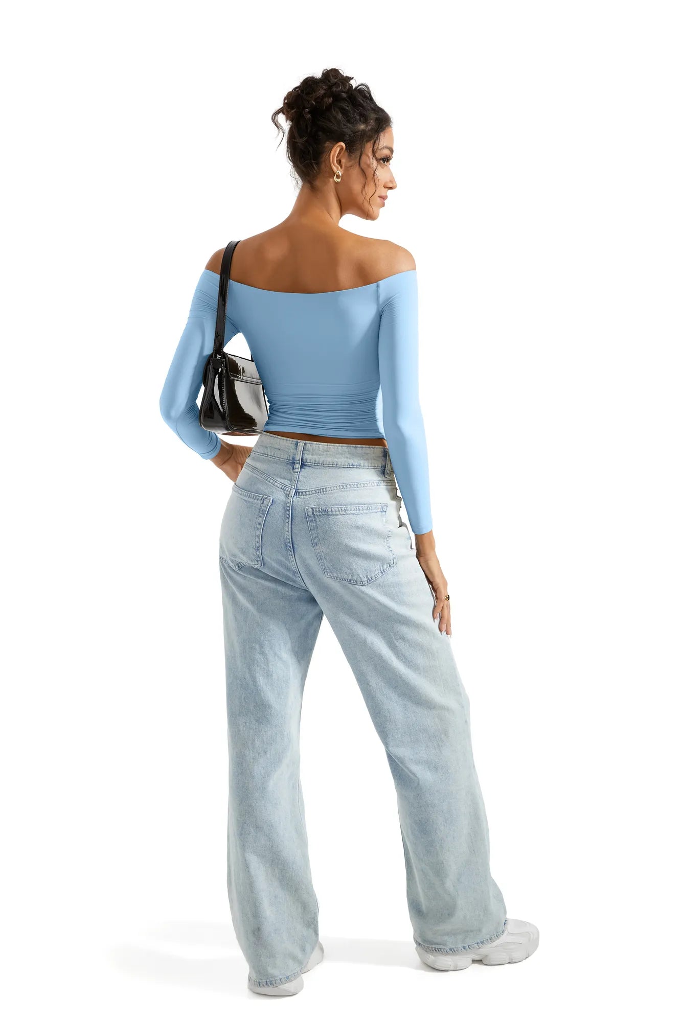 Buttery Soft Off Shoulder Shirt - Long Sleeve-Clothing-SUUKSESS-SUUKSESS