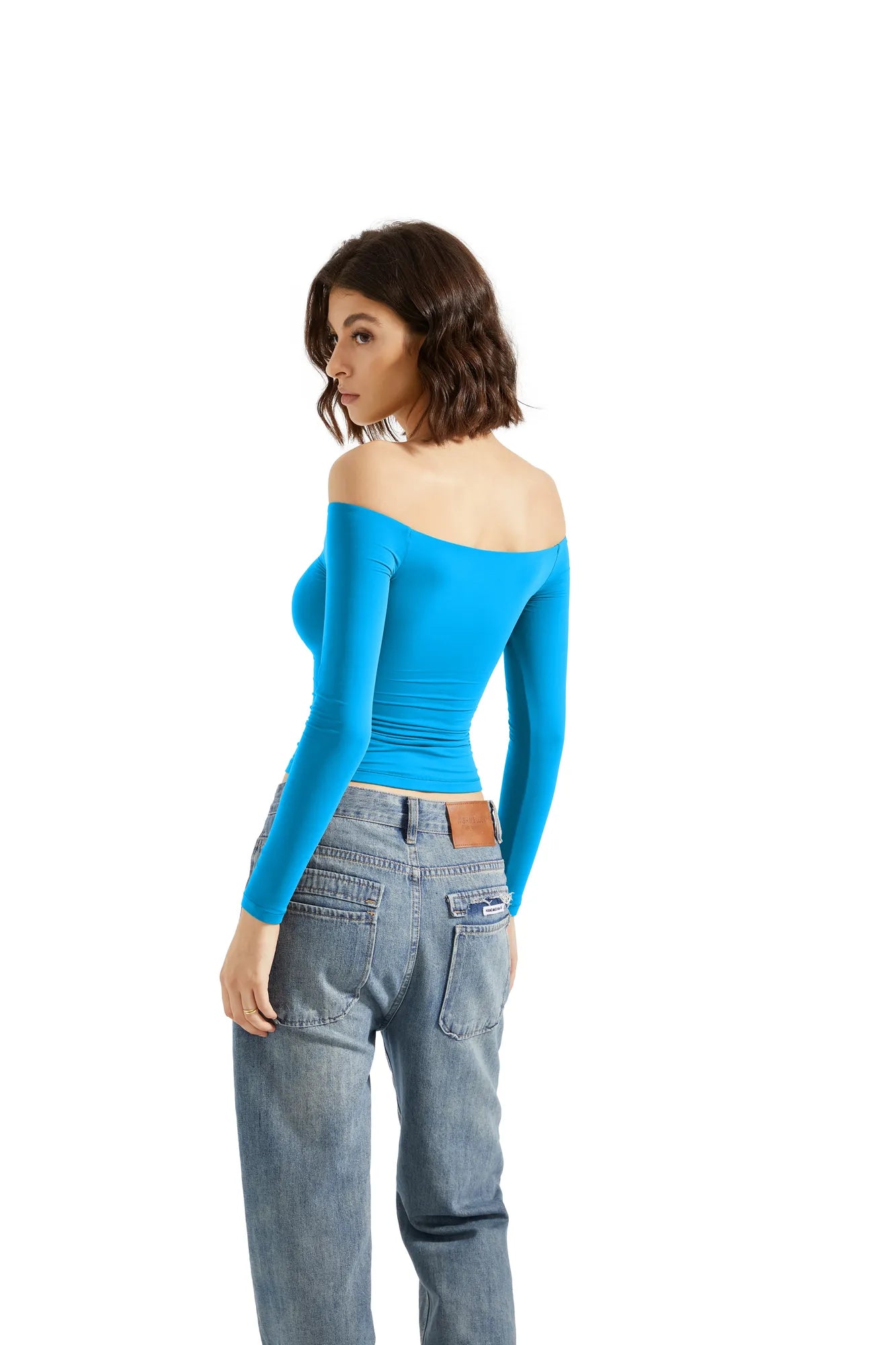 Buttery Soft Off Shoulder Shirt - Long Sleeve-Clothing-SUUKSESS-SUUKSESS