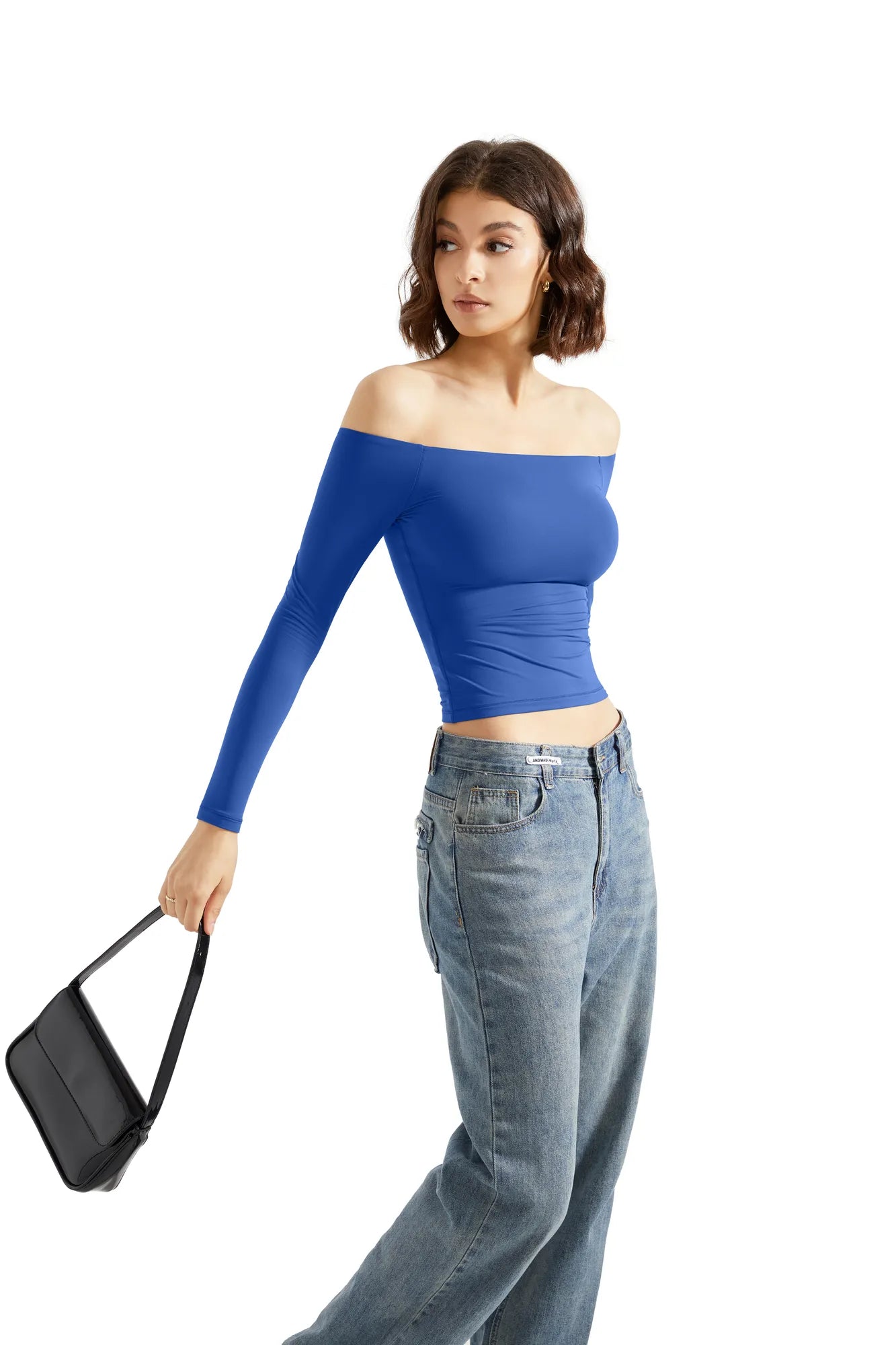 Buttery Soft Off Shoulder Shirt - Long Sleeve-Clothing-SUUKSESS-SUUKSESS