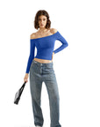Buttery Soft Off Shoulder Shirt - Long Sleeve-Clothing-SUUKSESS-SUUKSESS