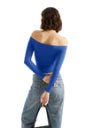 Buttery Soft Off Shoulder Shirt - Long Sleeve-Clothing-SUUKSESS-SUUKSESS