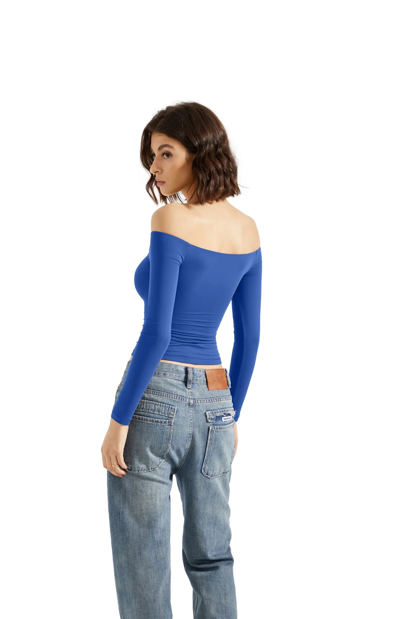 Buttery Soft Off Shoulder Shirt - Long Sleeve-Clothing-SUUKSESS-SUUKSESS