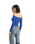 Buttery Soft Off Shoulder Shirt - Long Sleeve-Clothing-SUUKSESS-SUUKSESS
