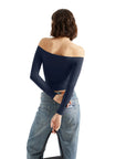 Buttery Soft Off Shoulder Shirt - Long Sleeve-Clothing-SUUKSESS-SUUKSESS