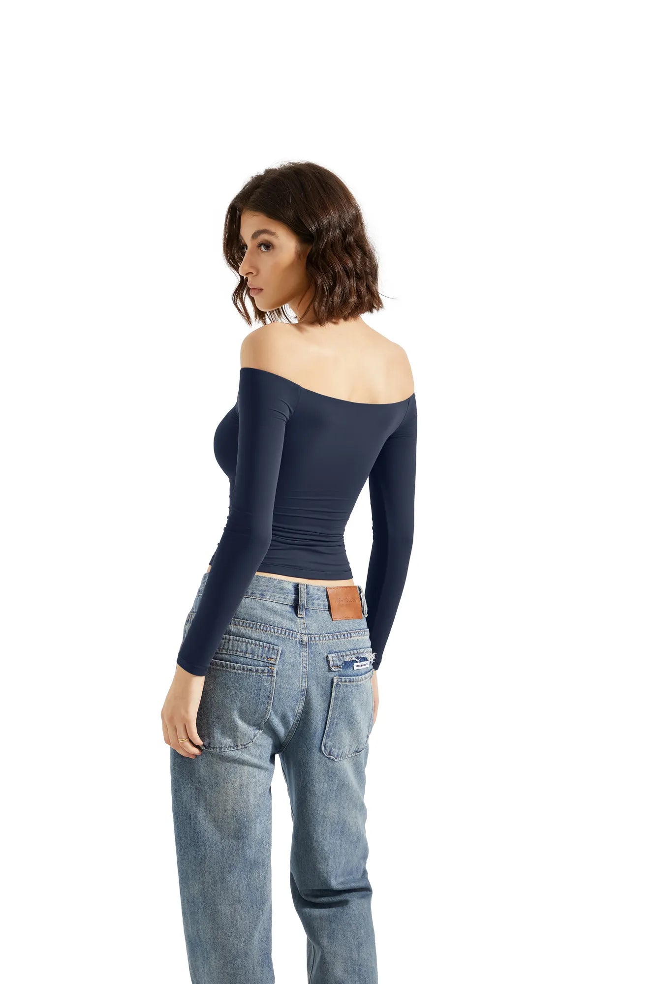 Buttery Soft Off Shoulder Shirt - Long Sleeve-Clothing-SUUKSESS-SUUKSESS