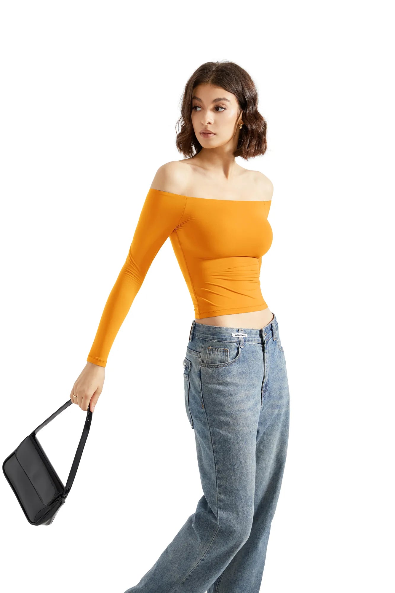 Buttery Soft Off Shoulder Shirt - Long Sleeve-Clothing-SUUKSESS-SUUKSESS
