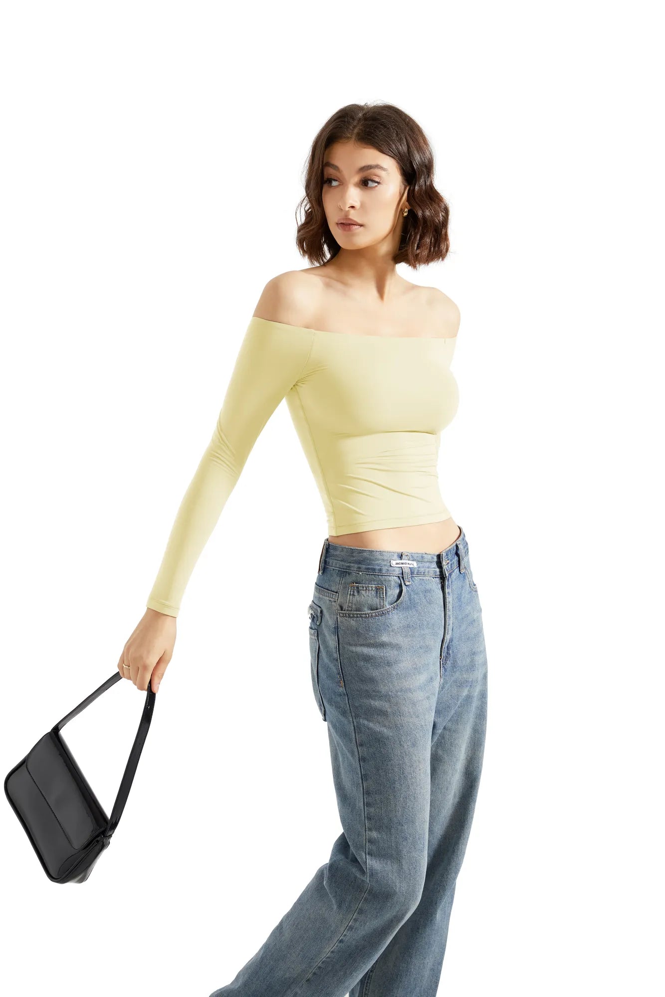 Buttery Soft Off Shoulder Shirt - Long Sleeve-Clothing-SUUKSESS-SUUKSESS