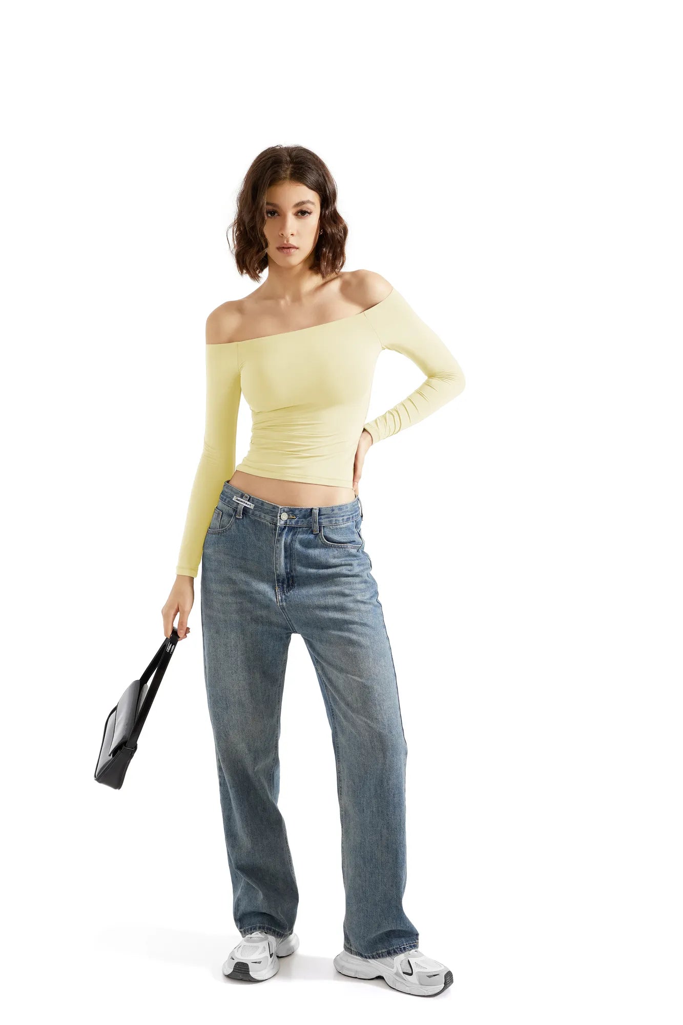 Buttery Soft Off Shoulder Shirt - Long Sleeve-Clothing-SUUKSESS-SUUKSESS