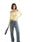 Buttery Soft Off Shoulder Shirt - Long Sleeve-Clothing-SUUKSESS-SUUKSESS