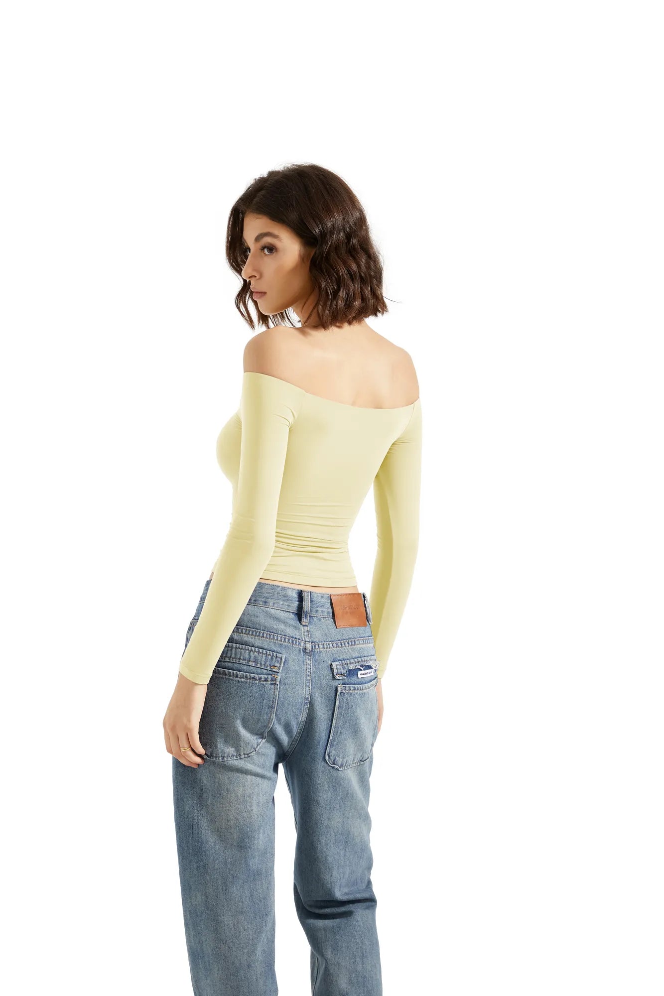 Buttery Soft Off Shoulder Shirt - Long Sleeve-Clothing-SUUKSESS-SUUKSESS