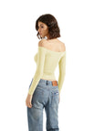 Buttery Soft Off Shoulder Shirt - Long Sleeve-Clothing-SUUKSESS-SUUKSESS
