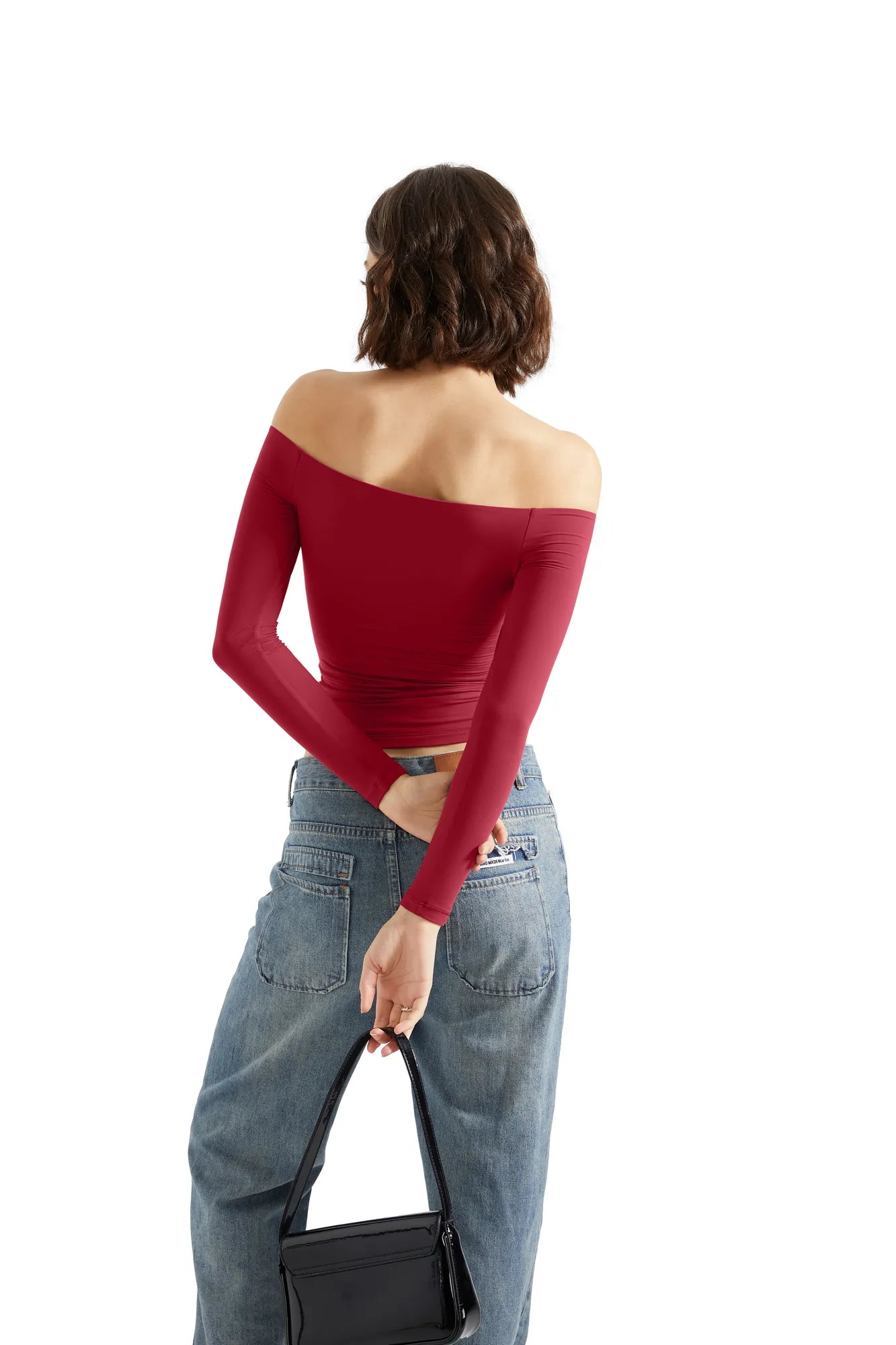 Buttery Soft Off Shoulder Shirt - Long Sleeve-Clothing-SUUKSESS-SUUKSESS