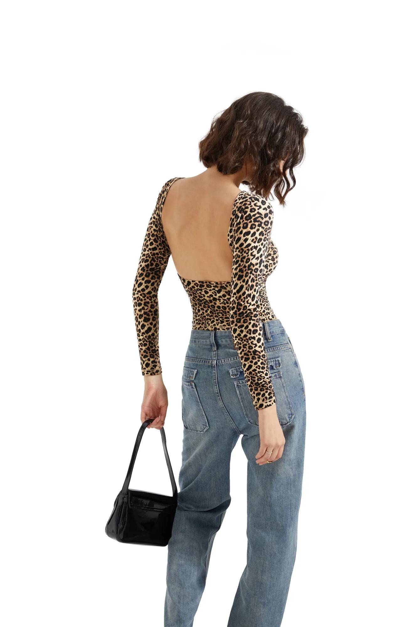 Buttery Soft Open Back Shirt - Long Sleeve-Clothing-SUUKSESS-SUUKSESS