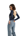 Buttery Soft Open Back Shirt - Long Sleeve-Clothing-SUUKSESS-SUUKSESS