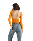 Buttery Soft Open Back Shirt - Long Sleeve-Clothing-SUUKSESS-SUUKSESS