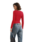 Buttery Soft V Neck Shirt - Long Sleeve