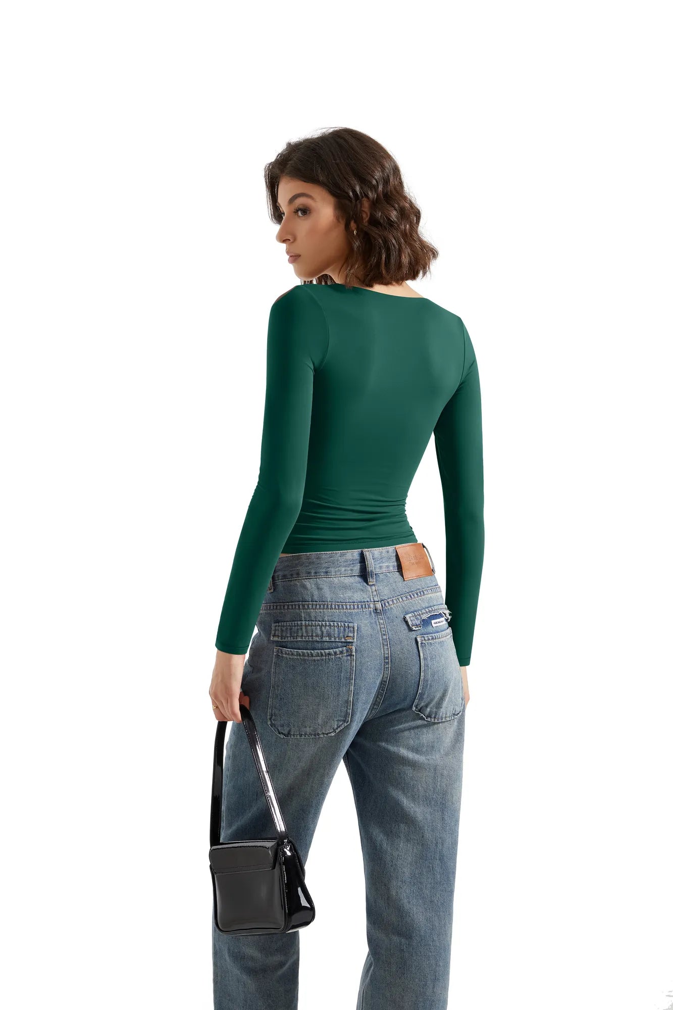 Buttery Soft V Neck Shirt - Long Sleeve-Clothing-SUUKSESS-SUUKSESS