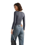 Buttery Soft V Neck Shirt - Long Sleeve-Clothing-SUUKSESS-SUUKSESS