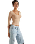 Buttery Soft V Neck Shirt - Long Sleeve