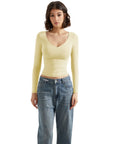 Buttery Soft V Neck Shirt - Long Sleeve
