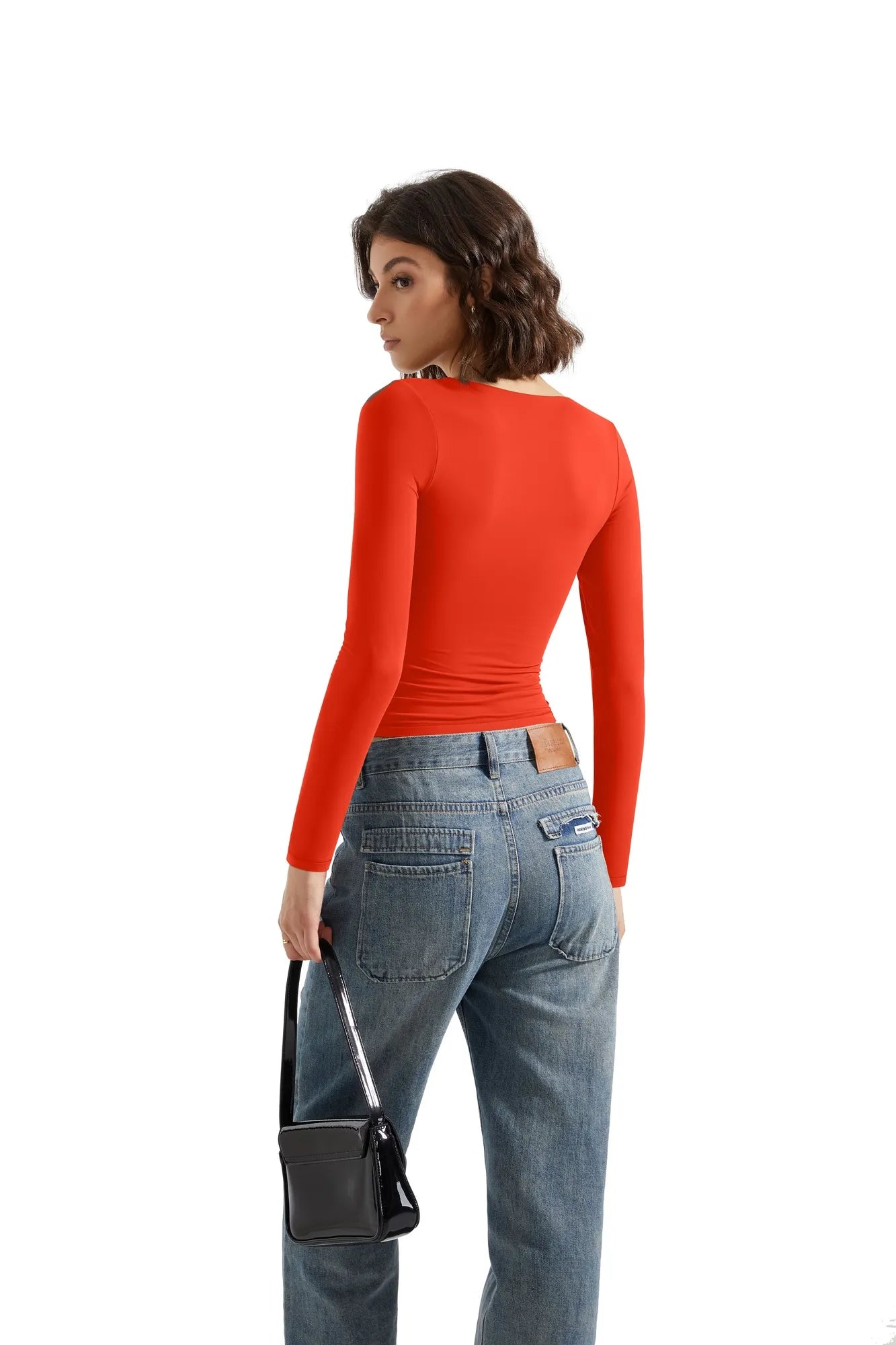 Buttery Soft V Neck Shirt - Long Sleeve-Clothing-SUUKSESS-SUUKSESS