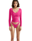 Buttery Soft V Neck Shirt - Long Sleeve