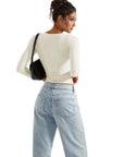 Buttery Soft V Neck Shirt - Long Sleeve-Clothing-SUUKSESS-SUUKSESS