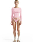 Buttery Soft Boat Neck Shirt - Long Sleeve-Clothing-SUUKSESS-Light Pink-XS-SUUKSESS