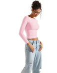 Buttery Soft Boat Neck Shirt - Long Sleeve-Clothing-SUUKSESS-SUUKSESS