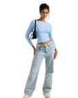 Buttery Soft Boat Neck Shirt - Long Sleeve-Clothing-SUUKSESS-SUUKSESS