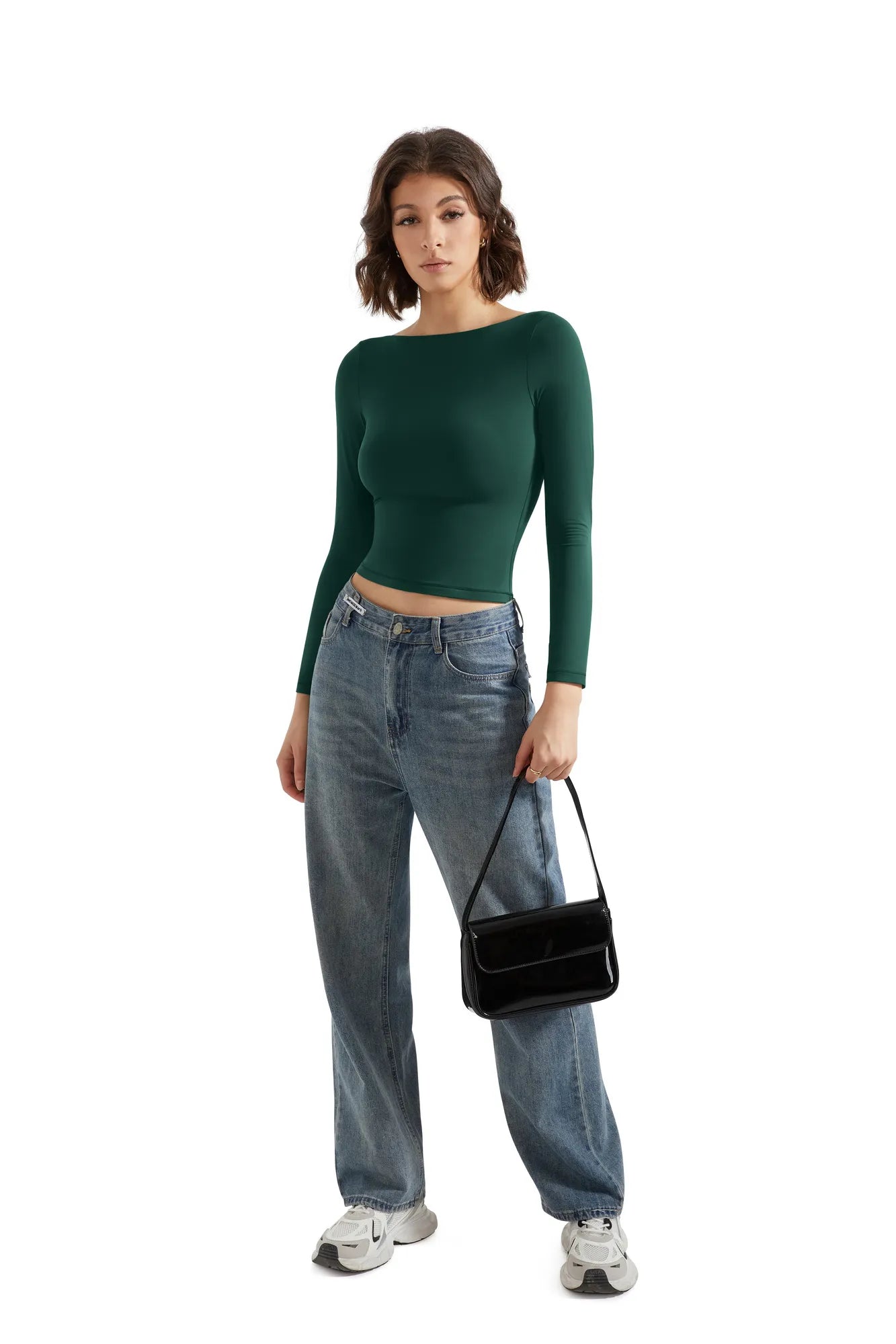 Buttery Soft Boat Neck Shirt - Long Sleeve-Clothing-SUUKSESS-SUUKSESS