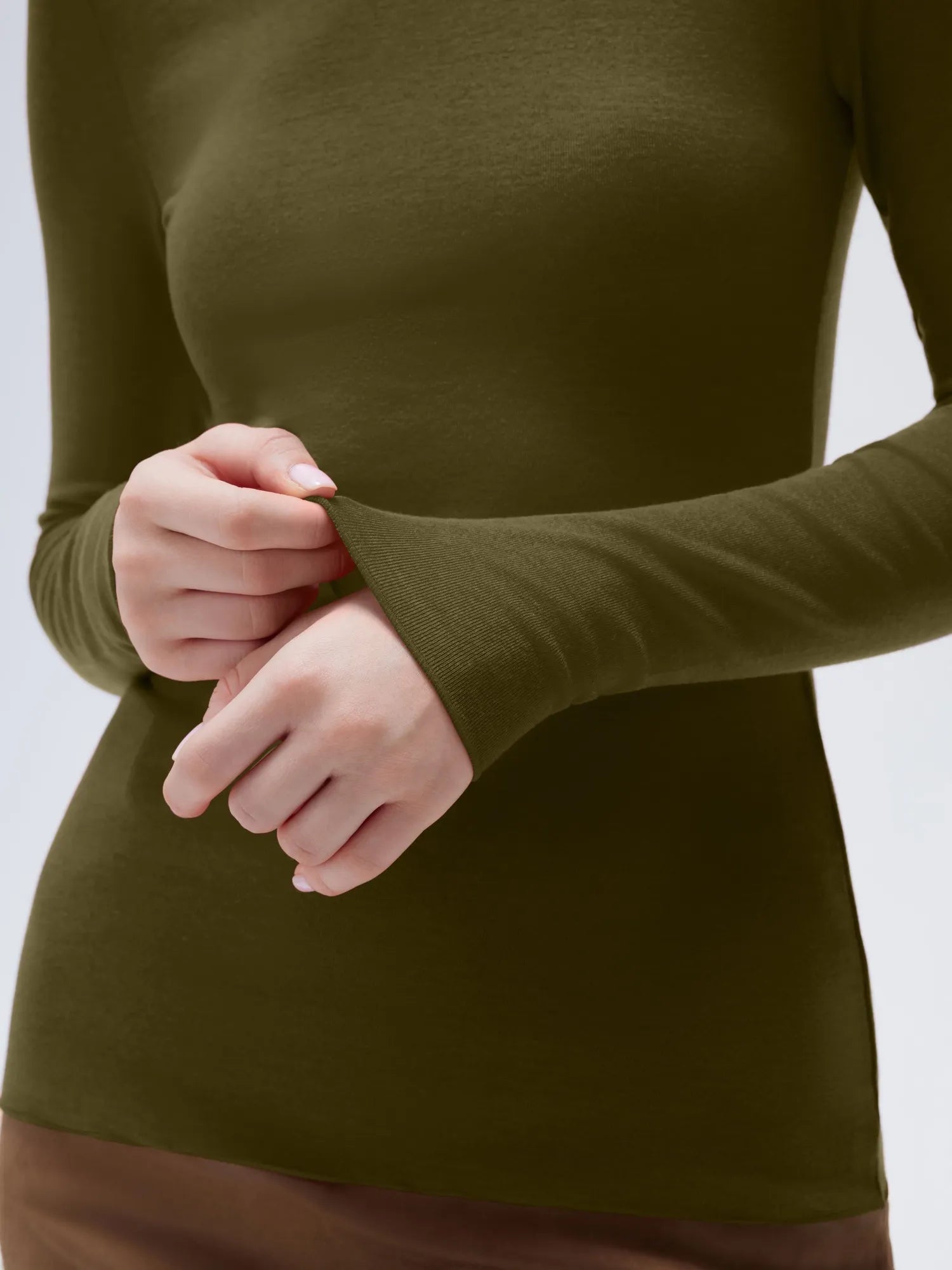 SUUKSESS Women Cashmere Turtleneck Long Sleeve Shirt Fitted Fall Basic Thermal Tops Fall Fashion-SUUKSESS-SUUKSESS