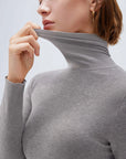 Cloud Cashmere Turtleneck Shirt - Long Sleeve