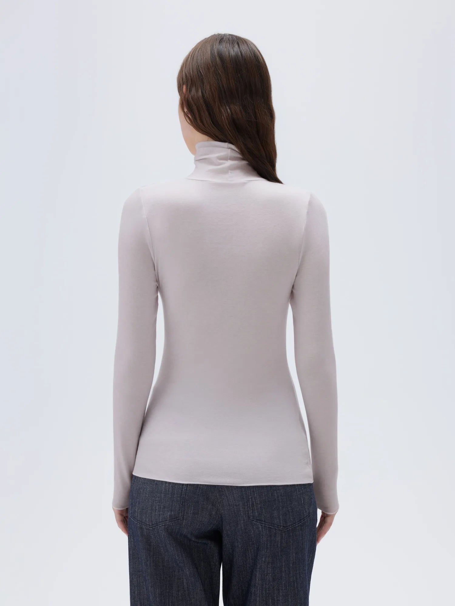 SUUKSESS Women Cashmere Turtleneck Long Sleeve Shirt Fitted Fall Basic Thermal Tops Fall Fashion-SUUKSESS-SUUKSESS