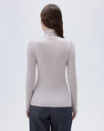SUUKSESS Women Cashmere Turtleneck Long Sleeve Shirt Fitted Fall Basic Thermal Tops Fall Fashion-SUUKSESS-SUUKSESS