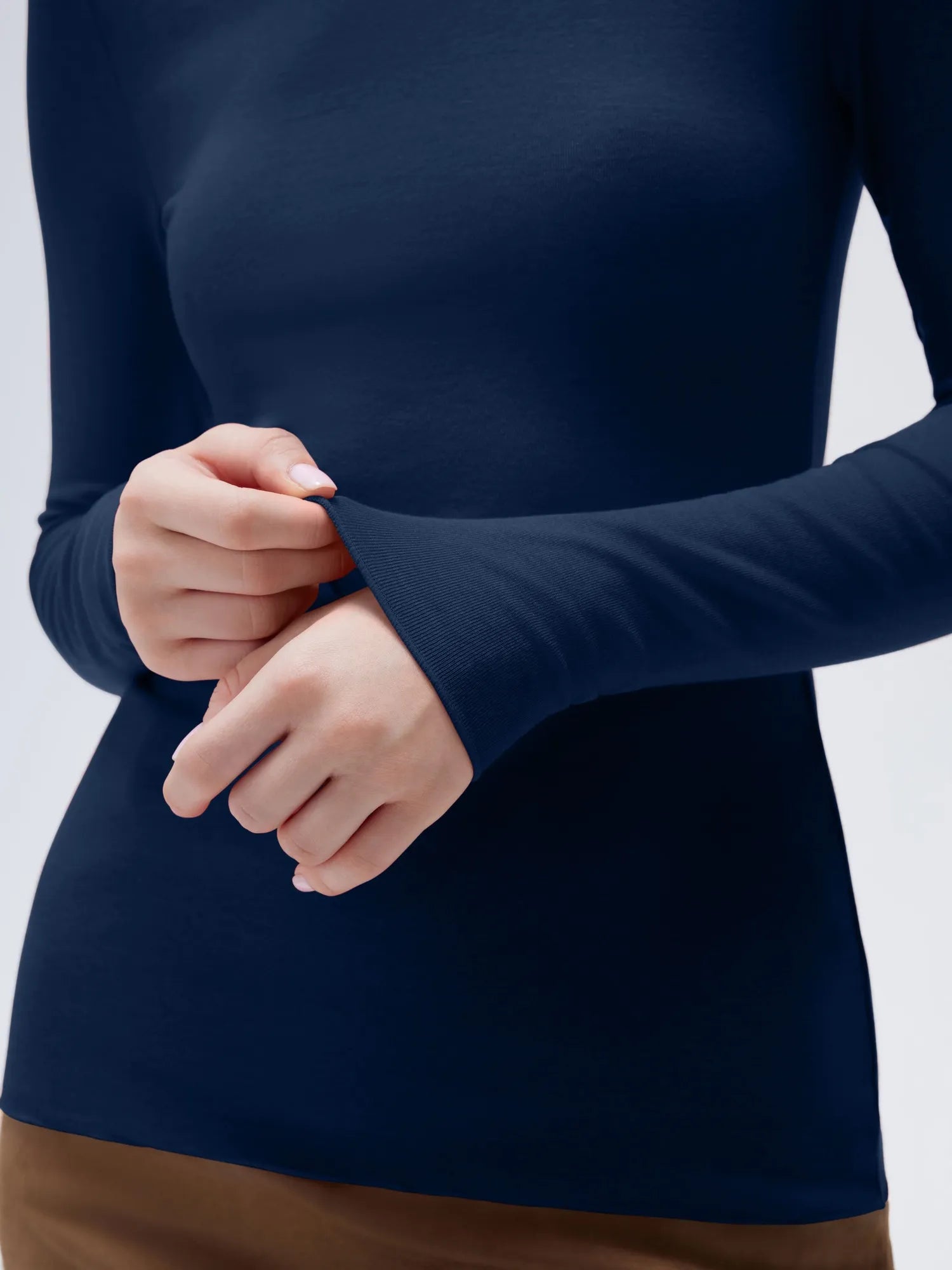 SUUKSESS Women Cashmere Turtleneck Long Sleeve Shirt Fitted Fall Basic Thermal Tops Fall Fashion-SUUKSESS-SUUKSESS