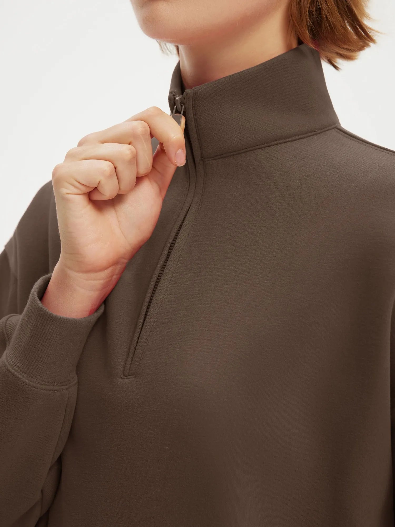 SUUKSESS Sweatshirts for Women Zipper Hoodies Fall Fashion Pullover Long Sleeve Shirts Thumb Holes Outfits Clothes-SUUKSESS-SUUKSESS