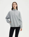 SUUKSESS Sweatshirts for Women Zipper Hoodies Fall Fashion Pullover Long Sleeve Shirts Thumb Holes Outfits Clothes-SUUKSESS-SUUKSESS