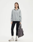SUUKSESS Sweatshirts for Women Zipper Hoodies Fall Fashion Pullover Long Sleeve Shirts Thumb Holes Outfits Clothes-SUUKSESS-SUUKSESS