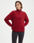 SUUKSESS Sweatshirts for Women Zipper Hoodies Fall Fashion Pullover Long Sleeve Shirts Thumb Holes Outfits Clothes-SUUKSESS-SUUKSESS