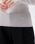 SUUKSESS Cloud Cashmere Women Boat Neck Fitted Long Sleeve Shirt Basic Knit Tops-SUUKSESS-SUUKSESS
