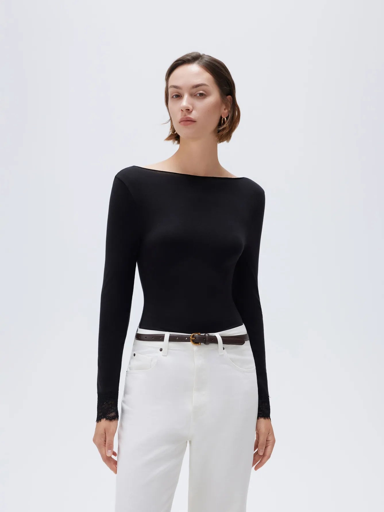 Cloud Cashmere Lace Shirt - Long Sleeve-Clothing-SUUKSESS-SUUKSESS